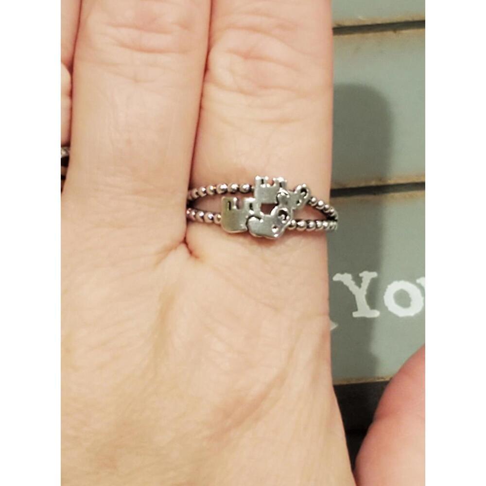 925 elephant ring open size adjustable - Picture 6 of 12